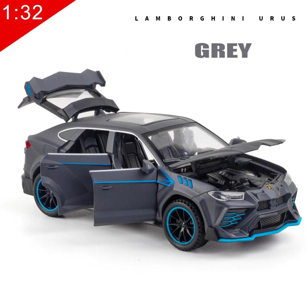 Новый 1:32 Lamborghini URUS спортивный автомобиль имитация литья под давлением металлический сплав модель автомобиля звук свет инерционный механизм коллекция детские игрушки подарки