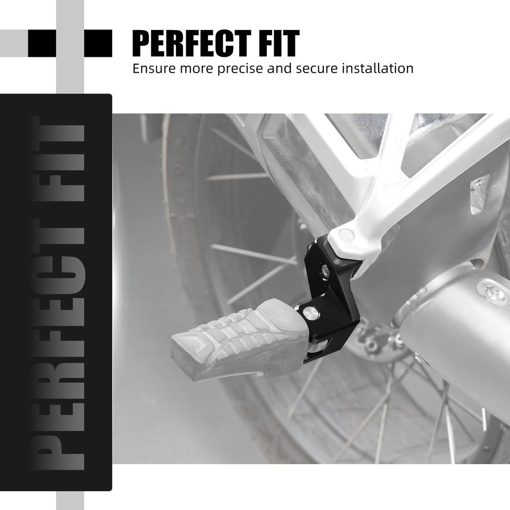 For 2018-2023 BMW R1250GS 40mm Lower Footrests Footpeg Lowering Brackets for BMW R1250GS Adventure 2018 2019 2021 2022 2023 2024