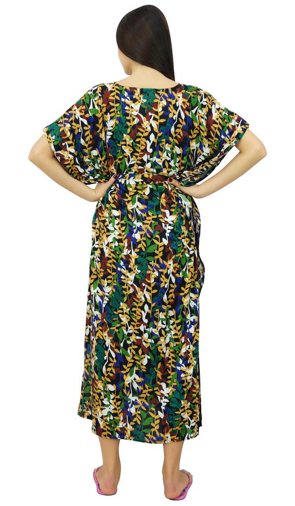 Bimba Nursing Cotton Kaftan Maxi Maternity Night Wear| Hospital Delivery