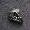 Men's Gothic Skull Necklace - European & American Hip-Hop Fashion Pendant for Halloween