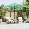VidaXL Garden Parasol with Green Wooden Pole 248x248x248 Cm, Parasol, Outdoor Parasol, Patio Parasol, Umbrella, 4005091