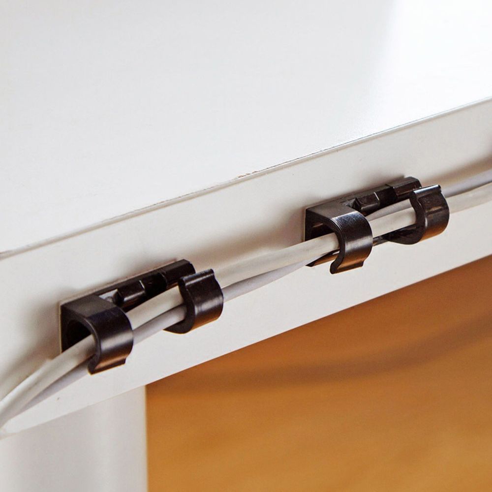 20Pcs High-quality Cable Home Adhesive Storage Racks Wire Holders Electrical Line Collator