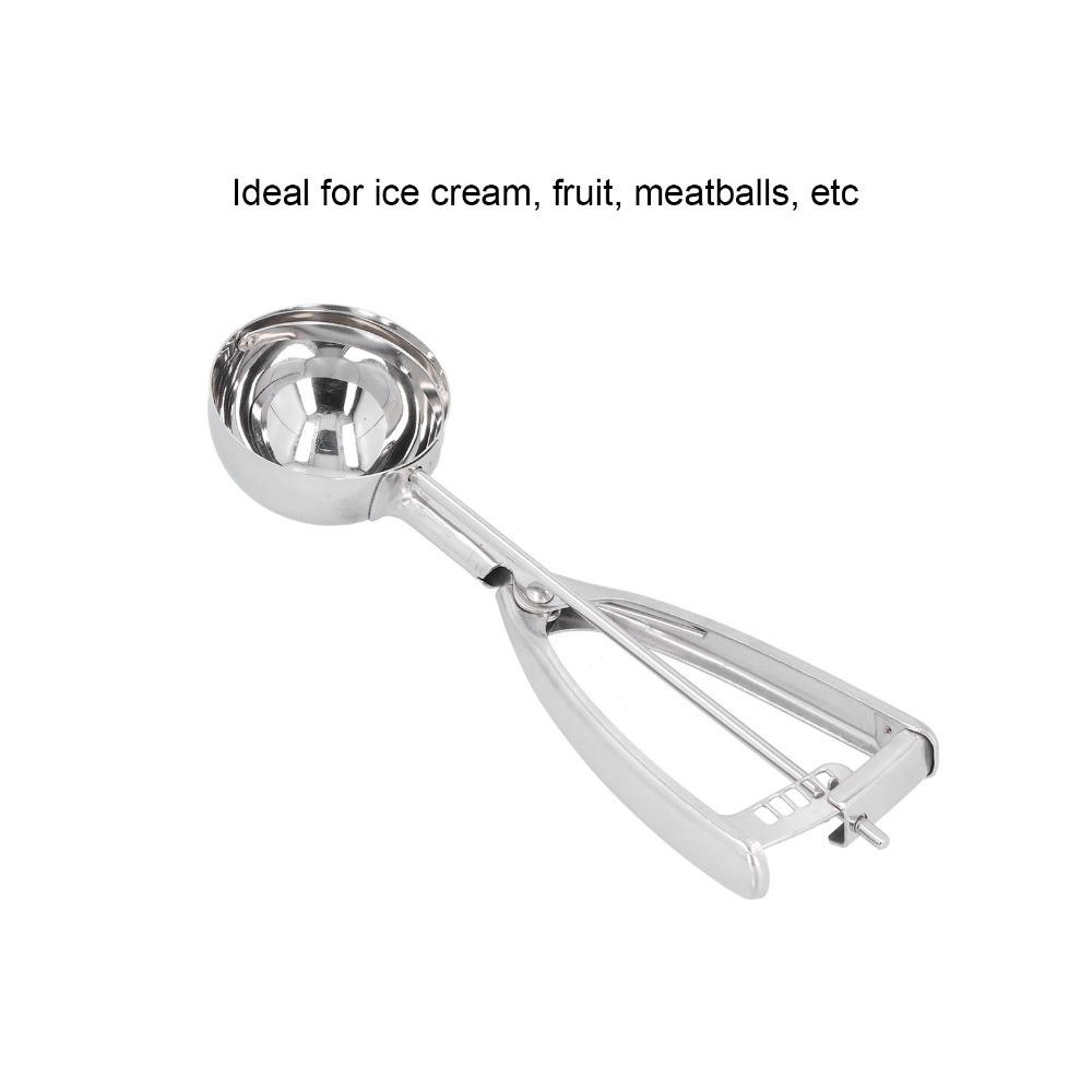 4/5/6 CM Diameter Ice Cream Ball Spoon Trigger Release Fruit Digging Spoon For Home