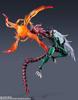 TAMASHII NATIONS MonsterArts Duel Monsters GX Elemental Hero Flame approximately PVC ABS painted action figure S.H. Yu-Gi-Oh! Wingman, 190mm, &