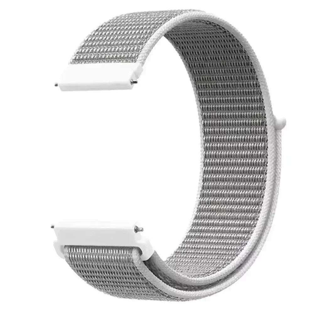 22 мм 20 мм Нейлоновый петлевой ремешок Для Amazfit BALANCE/Active2/bip 6 5/GTR 4 3 PRO/GTS 4 2mini 3 Спортивный браслет Samsung Watch 7 6 5 Ремешок