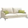 Sofa Cushions 2 pcs Light Green 50 x 30 cm Fabric