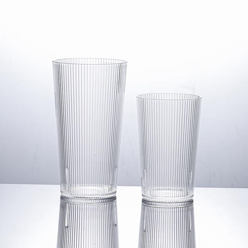 Chaxun Striped Acrylic Plastic Cup