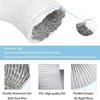 Tight Or Limited Areas Aluminum Pipe Exhaust Hose Air Conditioning Hose Built-in Steel Wire Reinforcement Corrosion-resistant