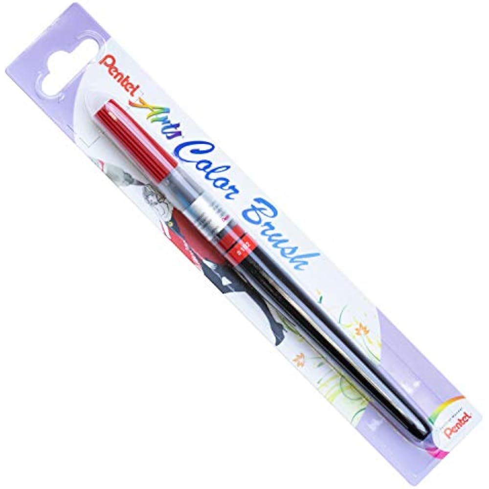 Кисть-перо Pentel Art Brush XGFL-102 Красная