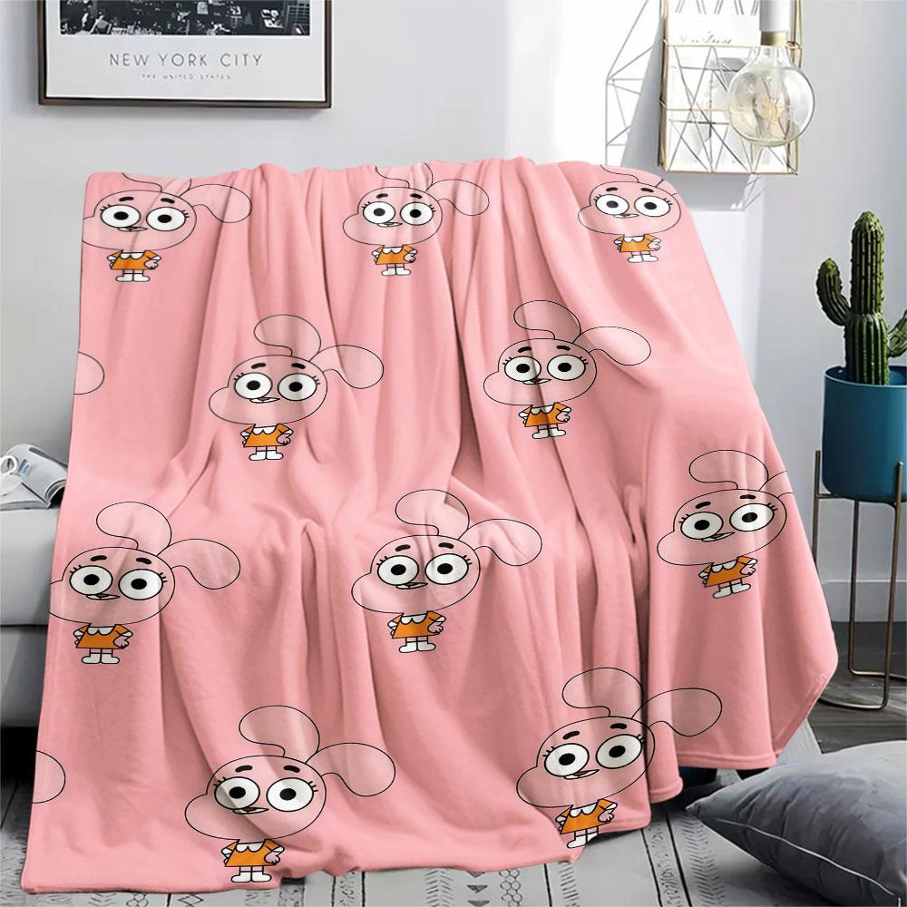 Anais Watterson Printed Flannel Blanket, soft throw for bedroom sofa, washable, fan merchandise, great gift.