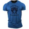 Летняя повседневная модная мужская футболка Viking Tough Guy с принтом, спортивная на открытом воздухе, с коротким рукавом, свободная, широкая, быстросохнущая рубашка