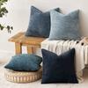 Chenille Pillow Covers Couch Throw Pillow Covers Farmhouse Accent Cushion Covers for Boho Home Sofa Bedroom Living Room Decor