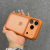 Прозрачный бизнес-чехол для iPhone 17 Air с кнопкой управления камерой, Гибридная броня из акрила и ТПУ, Матовое покрытие для iPhone 17 Pro Max