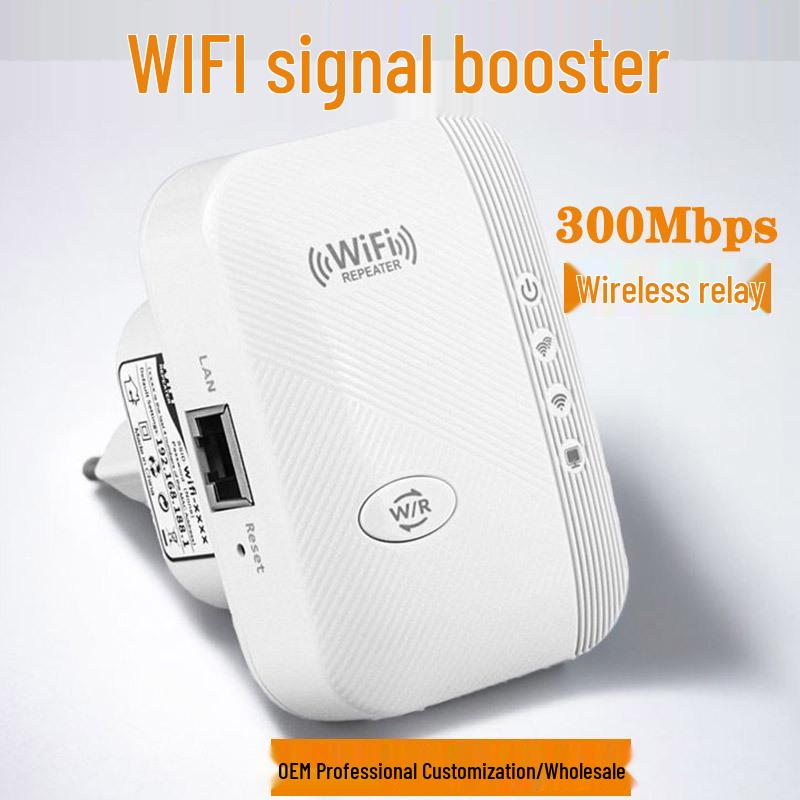 WiFi Signal Amplifier and Repeater – Compact Wireless Network Booster