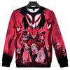 Women Men's Hazbin Hotel Anime Print Hoodies Round Neck Hooded Sweatshirts Man Travel Pullover Male Top Streetwear Outdoor Tracksuit