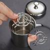 2Pcs Stainless Steel Steamer Rack, Portable Steam Pot, Small Portion Boiling, Slow Cooking, Camping, Office, Home Kitchen