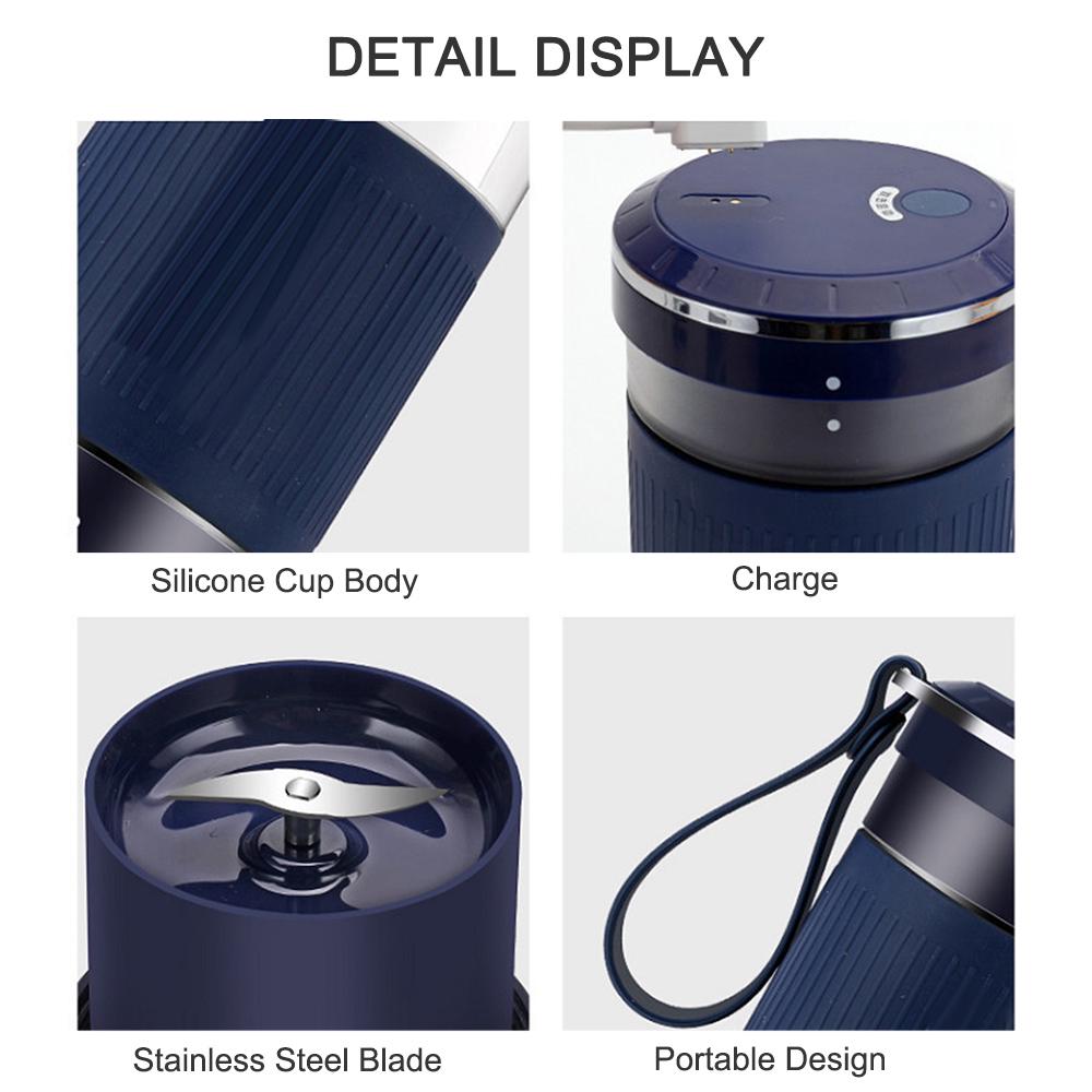 Мини-персональная портативная соковыжималка, маленькая чашка для сока, смузи-мейкер с USB-перезаряжаемой фруктовой соковыжималкой, миксер для офиса и путешествий