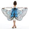 Fairy Partyprop Party Favor Kids Cloak Costumes Accessory Butterfly Wings Shawl Butterfly Scarf