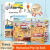 3D Pop-up Book: Vehicles, Airplanes, Space & Construction - Birthday Gift for Kids