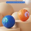Катающийся мяч для домашних животных со светодиодной подсветкой, снятие скуки и стресса, умный интерактивный прыгающий мяч для кошек и собак, перезаряжаемый через USB, электрический автоматический движущийся трясущийся мяч