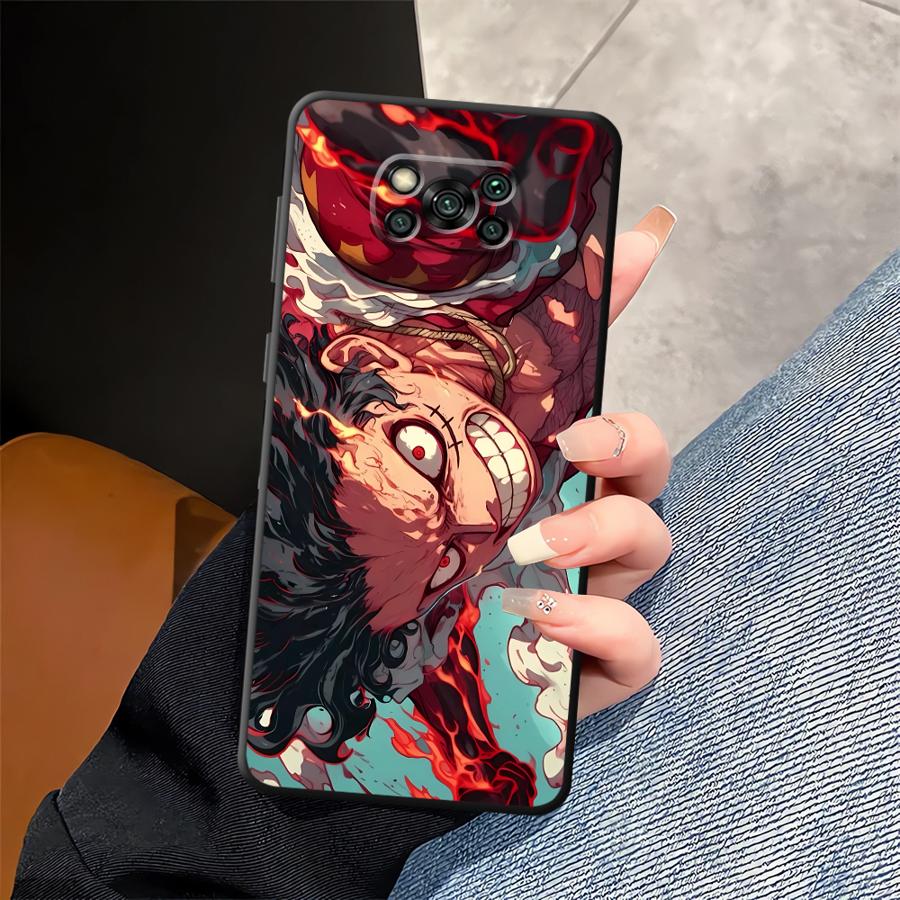 Чехол для Xiaomi Poco F3 F4 F5 X3 X4 X5 C65 M3 M4 Pro M5 C50 C51 Funda Чехол для телефона Luffy One Piece