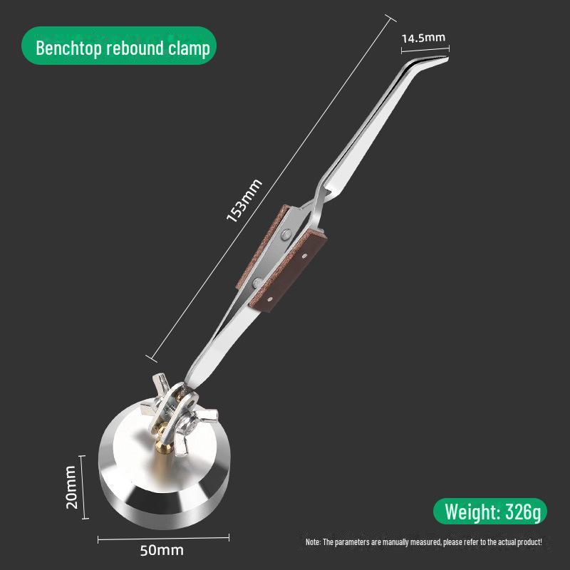 Универсальные пинцеты для ювелирной сварки: Изогнутые и прямые зажимы для отскока