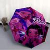 Personalized Name K-KPop Demon Hunters Print Umbrella - Automatic Open/Close, Eight-Rib Durable Frame, Automatic Folding Umbrella
