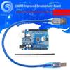 Enhanced UNO R3 (CH340G) with Data Cable & Pin Header: Upgraded Version