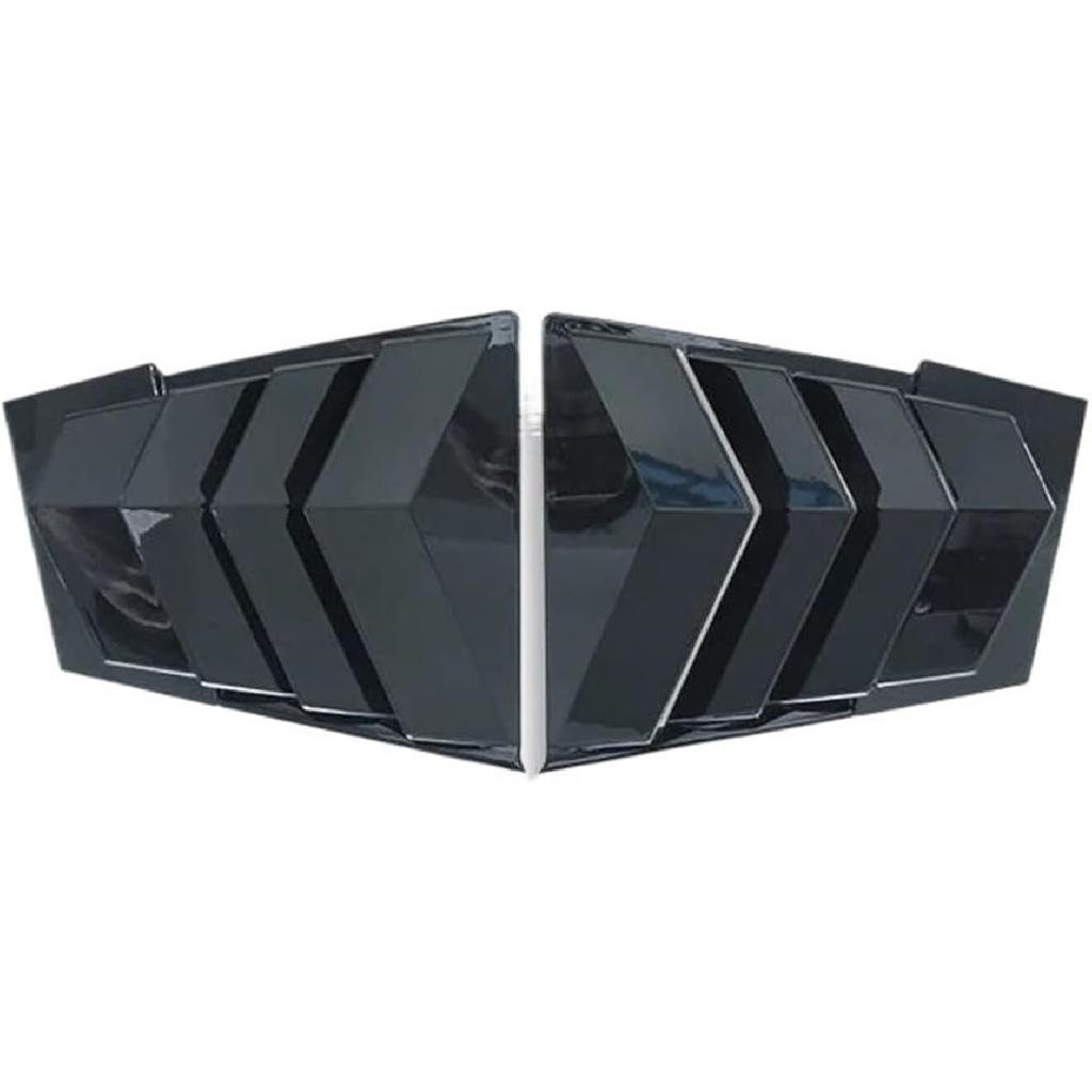 Жалюзи на окно Совместимые для Mazda 6 ATENZA 2020 2021 Боковые накладки на вентиляционные отверстия Глянцево-черные Накладки на заднее окно автомобиля Аксессуары(Углеродная поверхность)