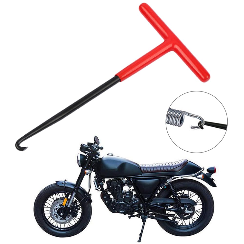 Инструмент с пружинным крючком, Инструмент для натяжения пружины, Инструмент для снятия пружин выхлопной системы мотоцикла, Съемник пружин глушителя