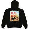 Off-White Худи с принтом стрелы и художественным принтом OMBB085F21FLE0121084