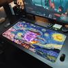 Anime Mouse Pad  Gengar Professional Gaming Accessories Rubber Lock Edge Keyboard Desk Mat Gamer mousepads Smooth Surface