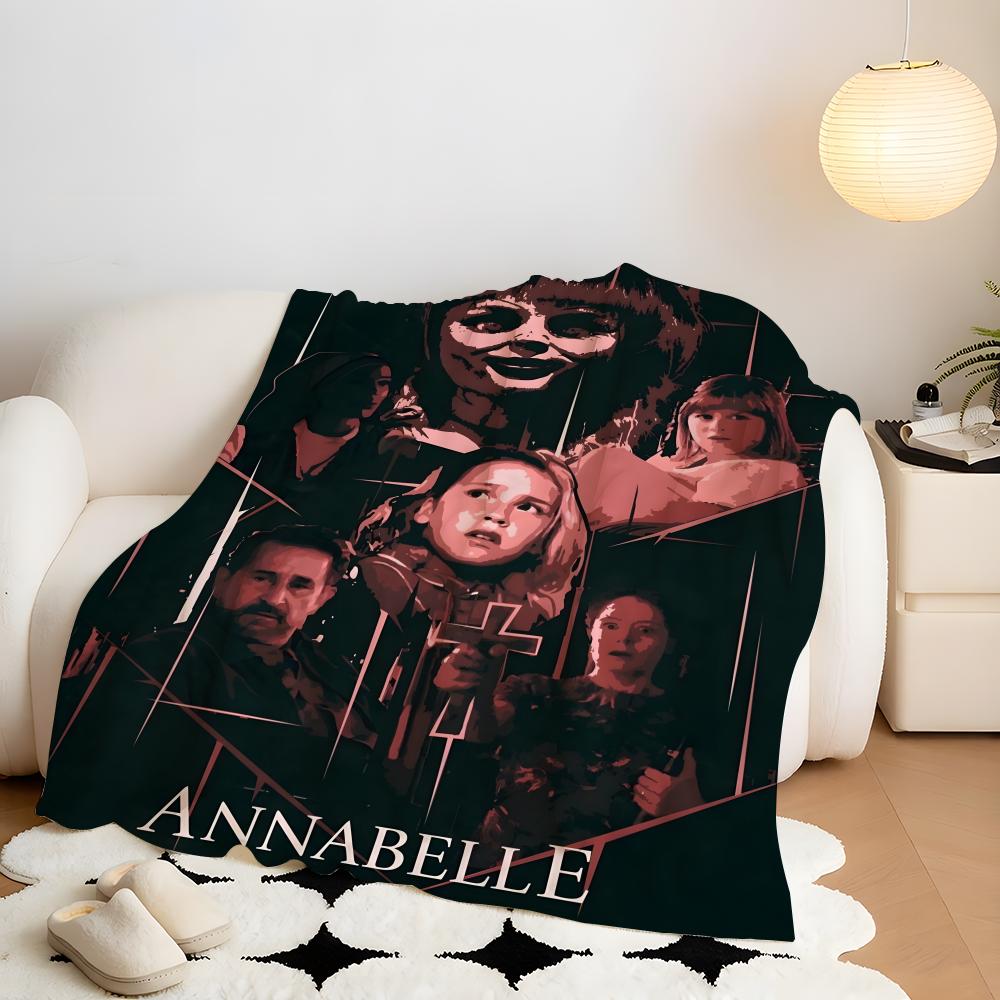 Плед-накидка из фланели 'Аннабель' A-Annabelle, Легкий, Уютный, Прочный, Моющийся, Милый, Прохладный