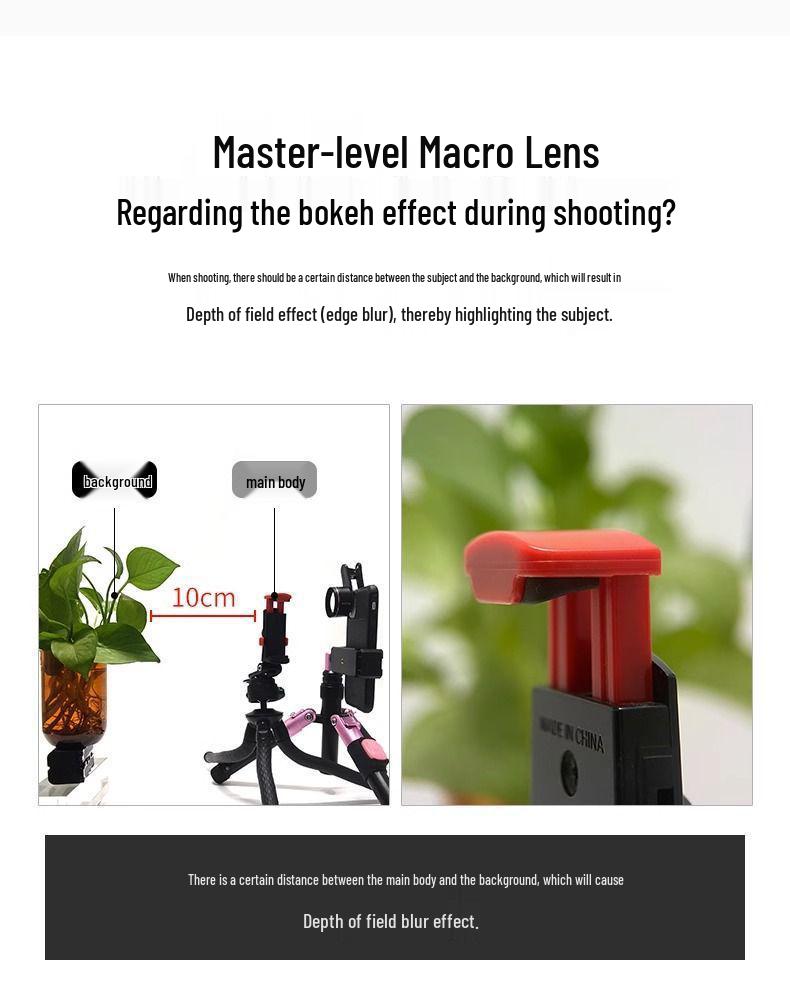 Kase Mobile Macro Lens: High-Definition External Lens for Apple and Huawei