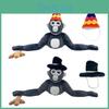 Новая плюшевая игрушка Gorilla Tag Monke, мягкая кукла с шляпой, высотой 25 см