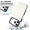 Luxury Rhombic Lattice Leather Wallet Phone Case For iPhone 17 Pro Max Air 17e 16e 15 14 Plus 13 12 Mini 11 Card Slots Cover
