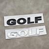 BGA1 Golf 3 4 MK3 MK4 2026 Hot For VW VOLKSWAGEN VW 3D ABS Chrome Black Logo GOLF Emblem Letters Sticker Car Rear Trunk Badge For Vol
