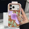 Чехол для iPhone 18 Pro Max с принтом мультяшных цветов, силиконовая крышка с текстурой кожи для iPhone 17 16 15 14 13 Pro Max 16E 17E