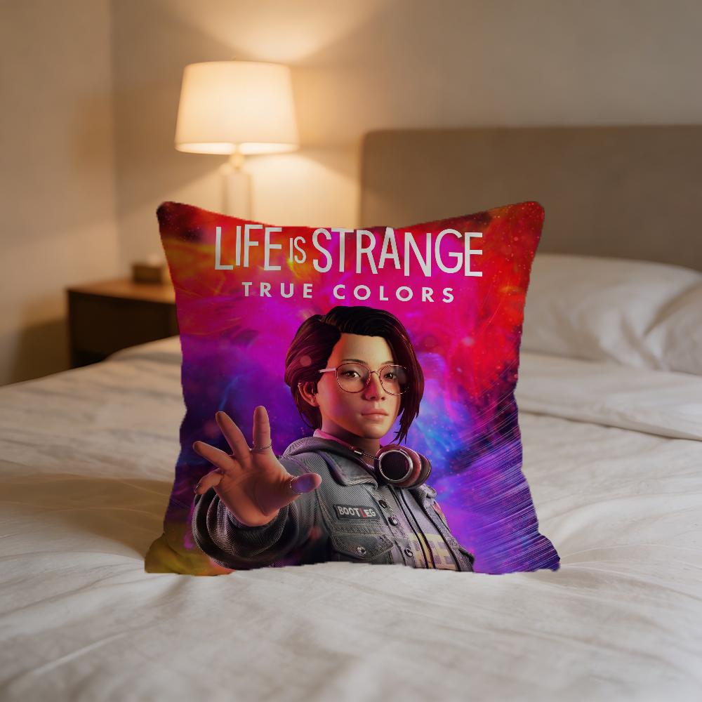 Чехол на подушку аниме Life Is Strange Для печати на подушке Декор дивана Дом Машина Комната Кофейня Офис Нордическая простота