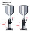 ZONESUN ZS-MGT1S 60ML 100ML Ручная объемная машина для розлива пасты для газированных напитков Жидкий наполнитель для масла, лака для ногтей, косметического крема, меда