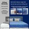 4 Heavy Bed Sheet Holders - Non-slip, Safe Mattress Straps Suitable for All Sizes of Bed Sheets, Easy to Install, Secure