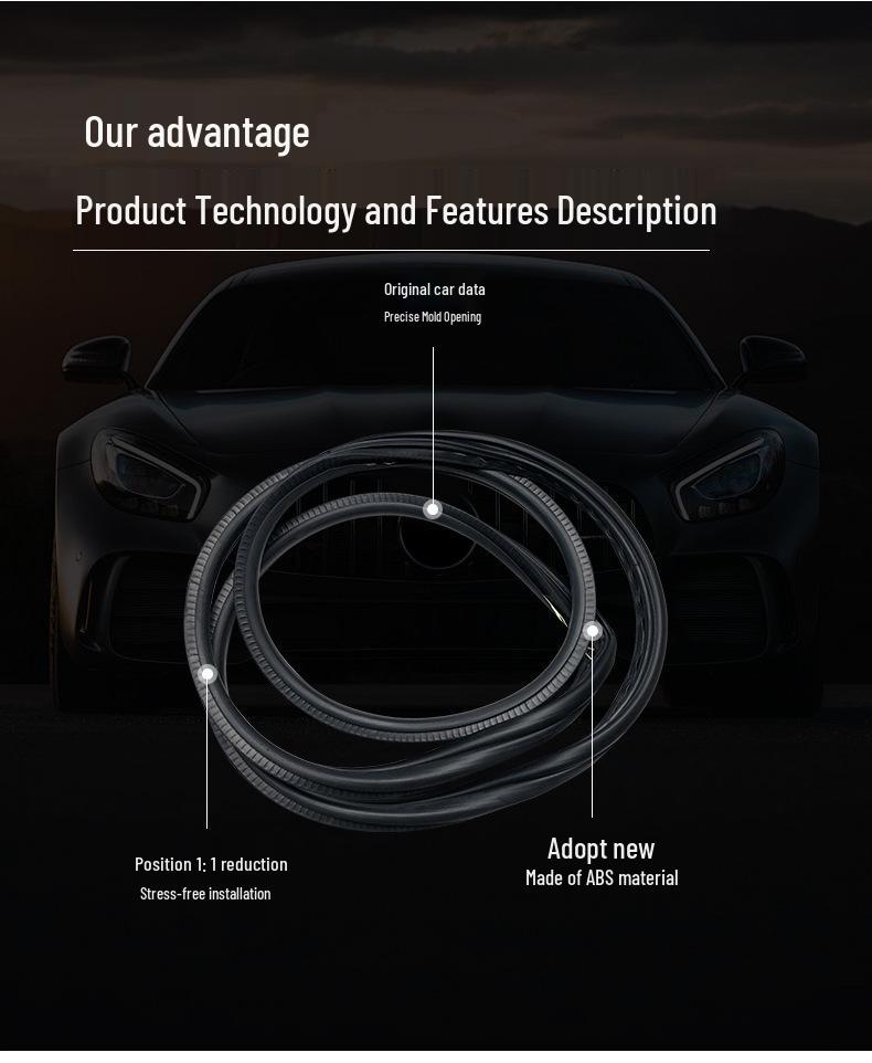 Уплотнительные ленты задней двери для BMW 5 серии E60 (2006-2010 гг.), Деталь 51767176945