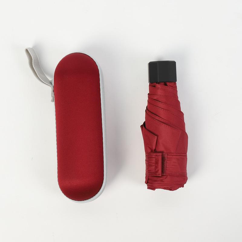 Компактный зонт двойного назначения с УФ-защитой от солнца и дождя, портативный складной солнцезащитный козырек с принтом