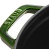 Staub Cocotte Round Basil Green Large Hand Cast Enamel Pot IH Compatible Japanese La Cocotte Round "Pico 28cm" [Authorized Product] 40509-361