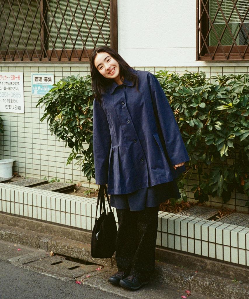 Pesto Pleated Jacket Dark Lake