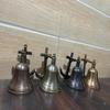 Set of 4 Anchor Bell Mount Dinner Door Bell Indoor, Outdoor Decor Deep Sound Traditional Sacred Church Bell For Housewarming Gifts