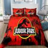 Dinosaur Jurassic Park 3D Print Bedding Collection Single Twin Full Queen King Size Bed Collection Adult Kid Bedroom Bedding Gift