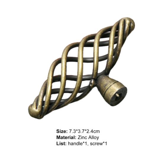 Выдвижной ящик, утолщенная удобная сенсорная клетка для птиц с одним отверстием, ручка для шкафа, дверная ручка, мебель