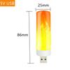 5 В USB LED Динамический Эффект Пламени Вспышка Атмосферный Свет Пламя Пламя Свечи Огни Портативная Книжная Лампа Кемпинговое Освещение Украшение Спальни