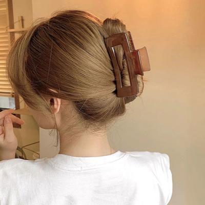Зажим для волос, модный большой квадратный зажим для волос, зажим для волос для женщин и девочек, зажим для волос на затылке, зажим для волос, аксессуары для волос